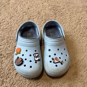 Kids Blue Clogs with Fun Charms